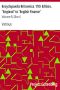 [Gutenberg 32940] • Encyclopaedia Britannica, 11th Edition, "England" to "English Finance" / Volume 9, Slice 4